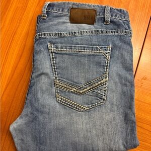 BKE Men's Light Blue Relaxed Jeans